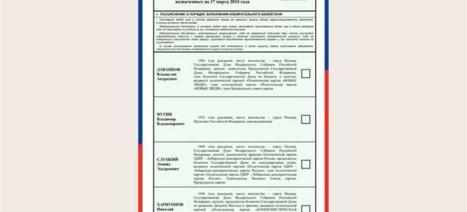 Что будет за испорченный бюллетень на выборах