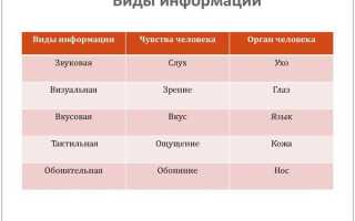 Информация как объект права понятие свойства виды