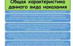 Обязательные работы как вид уголовного наказания