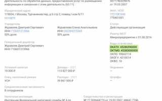 Что такое окато в реквизитах