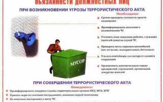 Что означает понятие антитеррористическая защищенность объекта территории