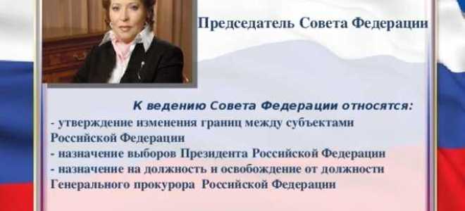 Кого назначает на должность совет федерации