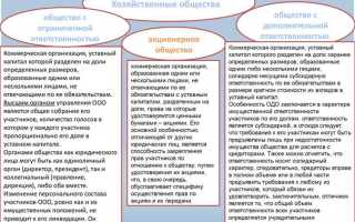 Формы в которых могут создаваться юридические лица являющиеся коммерческими организациями