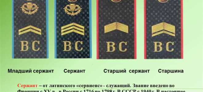 Как сокращенно пишется младший сержант