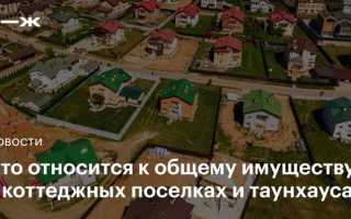 Закон о коттеджных поселках когда примут