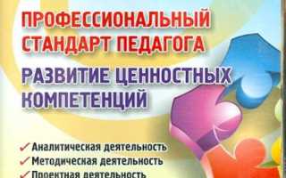 Для какой категории педагогических работников разработан профессиональный стандарт