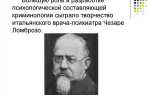 Система ломброзо что это такое