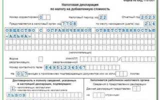 Когда сдается декларация по ндс