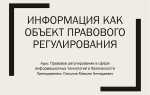 Понятие социальной сети как объекта правового регулирования