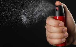 Что будет за использование перцового баллончика
