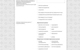 К какой категории персональных данных можно отнести адресную книгу