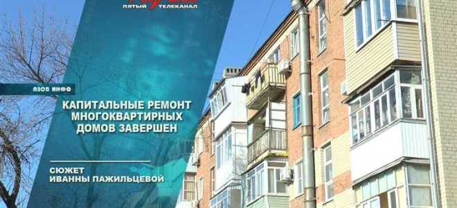 Кто проводит капитальный ремонт многоквартирного дома