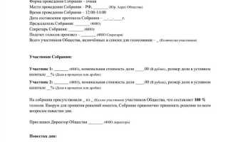 Как внести изменения в протокол