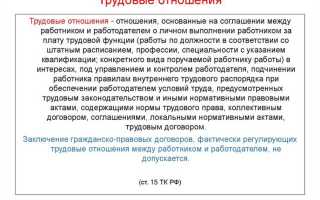 На основании чего возникают трудовые отношения между работником и работодателем