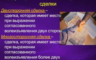 Сделка которая может быть совершена устно считается