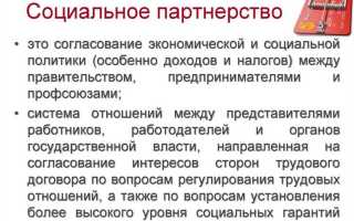 Что из перечисленного является формой социального партнерства