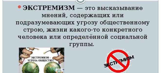 Что такое проверка на экстремизм