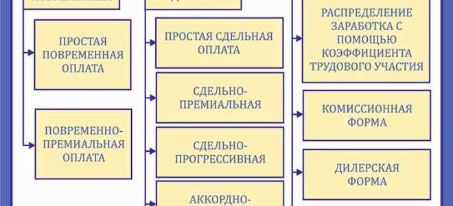 Какие формы оплаты труда разрешены трудовым кодексом рф