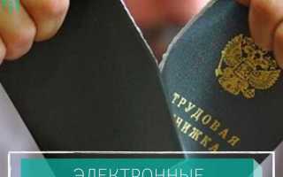 С какого года электронные трудовые книжки