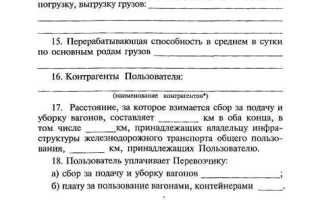 Что устанавливается договором на эксплуатацию железнодорожного пути необщего пользования