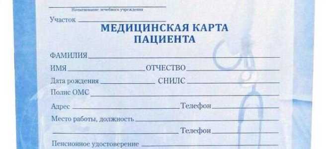 Как получить медицинскую карту на руки в поликлинике