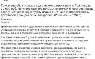 Идентификатор гражданина в исковом заявлении это что