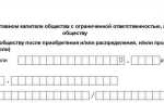 Как заполнить форму р13014 при распределении доли общества единственному участнику