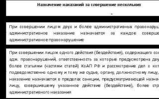 Повторное совершение административного правонарушения в какой срок