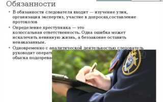 Где есть следователи в каких органах