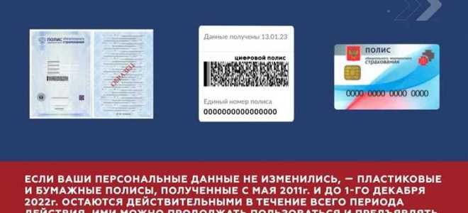 Что входит в полис омс