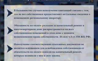 Деньги на капремонт на что можно тратить