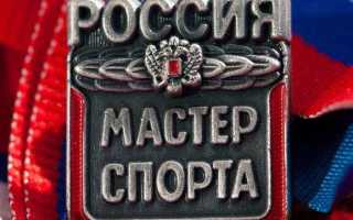 Заслуженный мастер спорта как получить