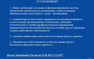 Кто у работодателя осуществляет управление охраной труда