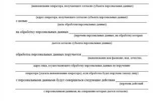 Кому оператор вправе поручить обработку персональных данных ответ сдо ржд