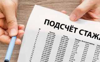 Какой из указанных периодов не входит в трудовой стаж