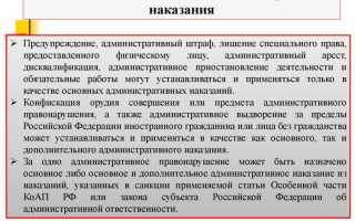 Что не используется в качестве обстоятельств отягчающих административную ответственность