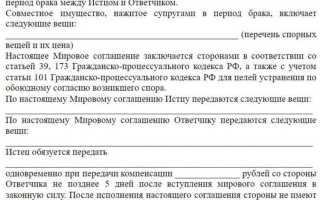 Как составить соглашение сторон образец