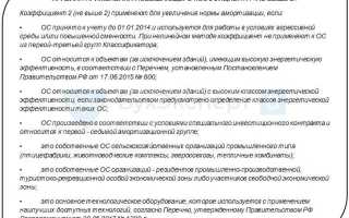 Что такое специальный коэффициент амортизации в налоговом учете
