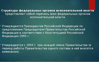 Федеральное агентство как орган исполнительной власти