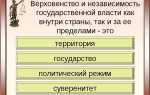 Что является признаком любого государства верховенство