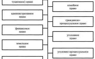 Какие отрасли относятся к публичному праву