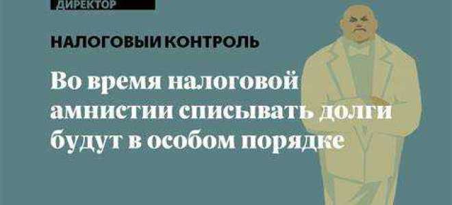 Когда была амнистия по налогам для физ лиц