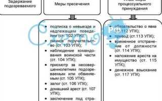 Задержание подозреваемого как мера процессуального принуждения