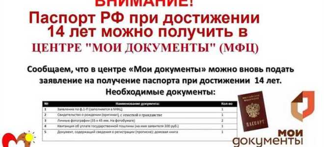 Какой срок получения паспорта в 14 лет