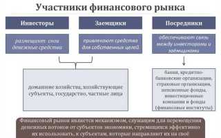 Организации финансового рынка кто относится