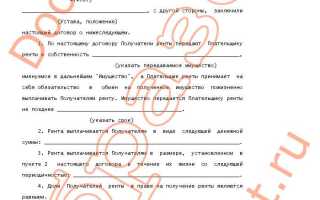 Что такое договор ренты на квартиру