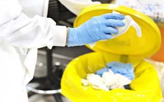 В течение какого времени можно хранить отходы в отделении час