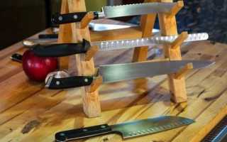 Где должны храниться разделочные доски и ножи