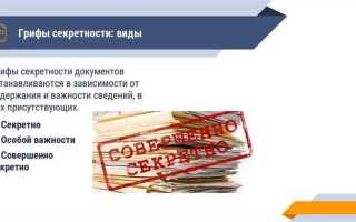 Какая информация относится к секретной