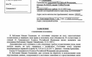 Как оформить опекунство над пожилым родственником